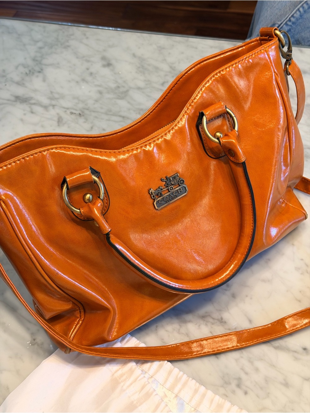 Coach Leather Shoulder Bag